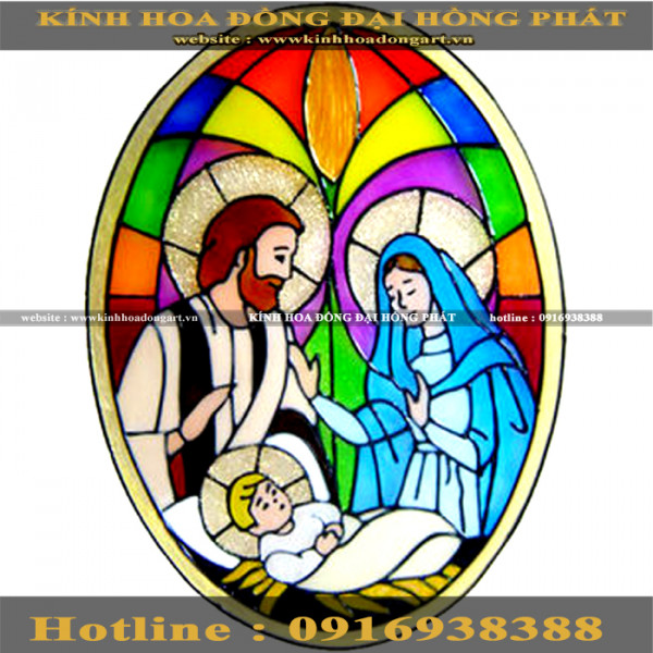 Kính nhà thờ KNT - 030