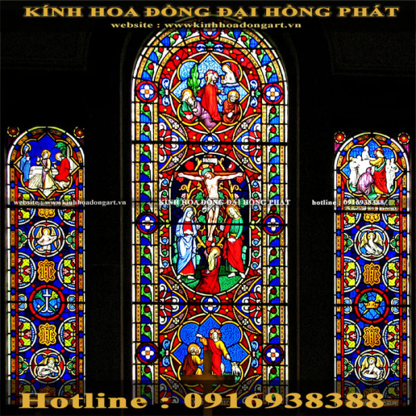 Kính nhà thờ KNT - 025