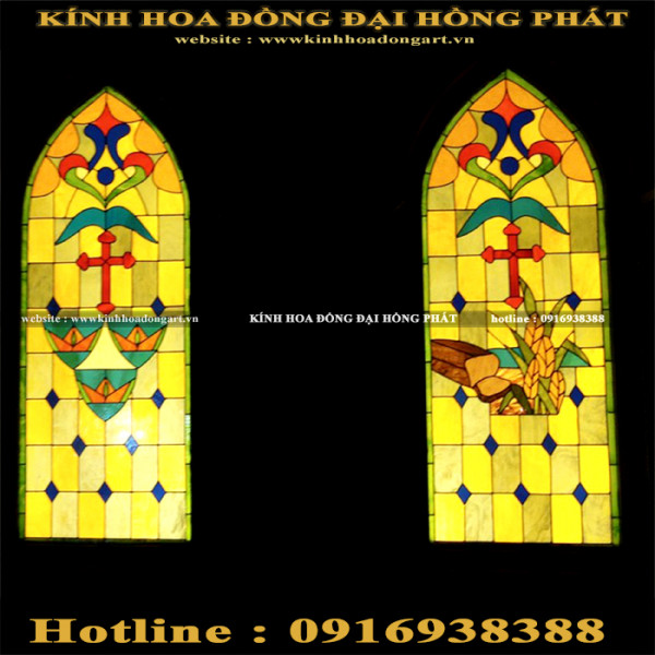 Kính nhà thờ KNT - 033