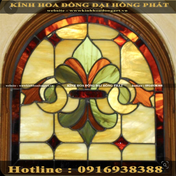 Vách kính hoa đồng VM - 016