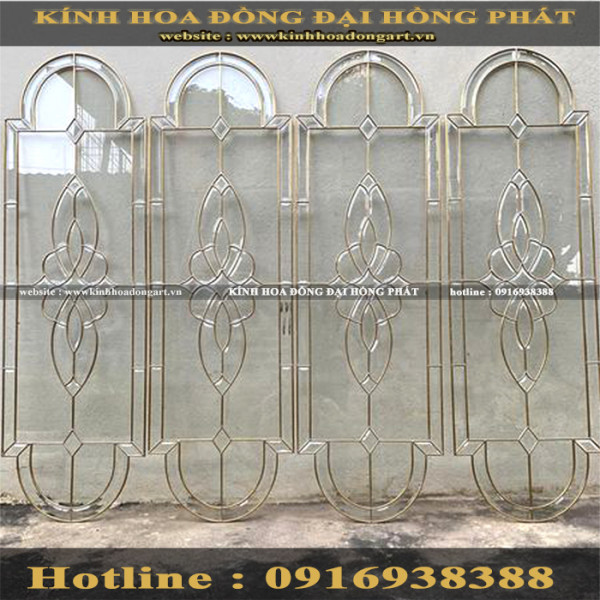 Vách kính hoa đồng VM - 007