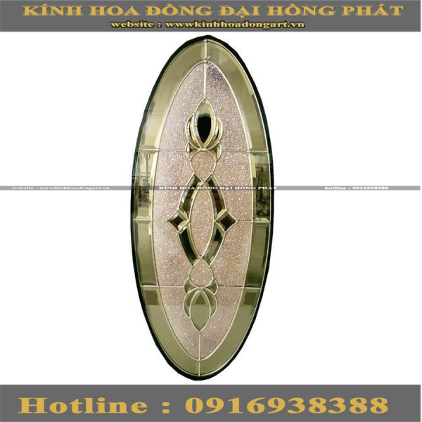 Vách Kính Bầu Dục VBD - 004