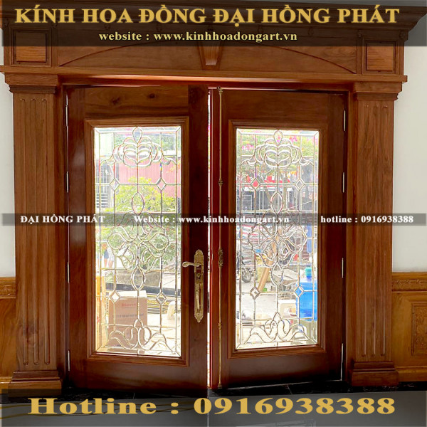 Cửa kính hoa đồng MCK - 132