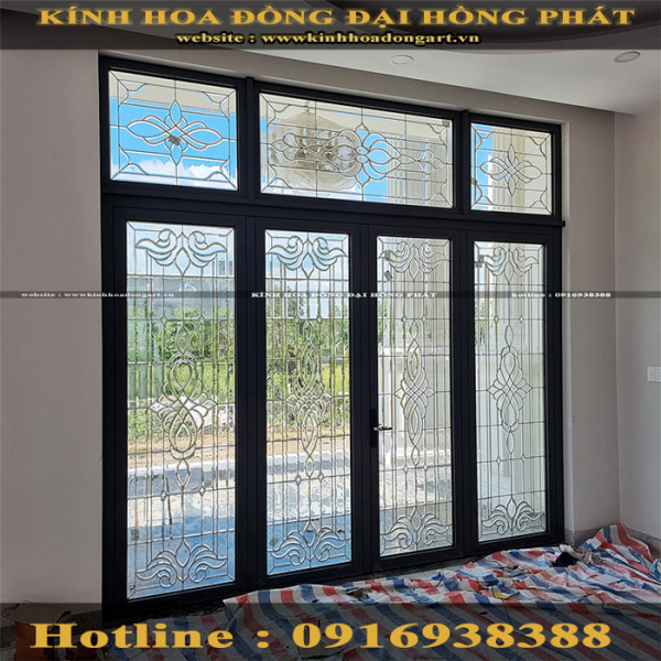 Cửa kính hoa đồng MCK - 002