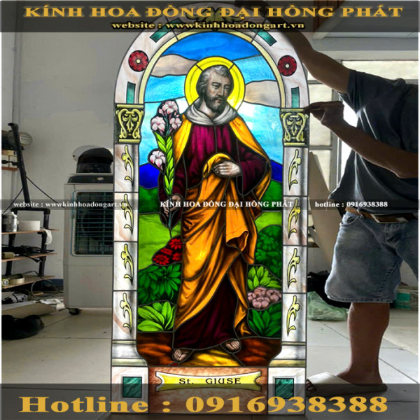 Kính nhà thờ KNT - 046