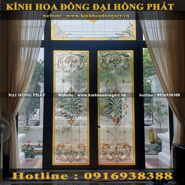 Cửa kính hoa đồng MCK - 138