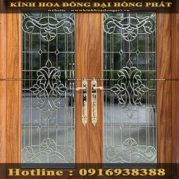 Cửa kính hoa đồng MCK - 018