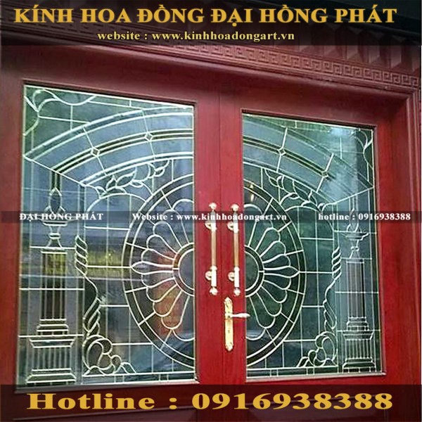 Cửa kính hoa đồng MCK - 131