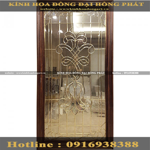 Vách kính hoa đồng VV - 008