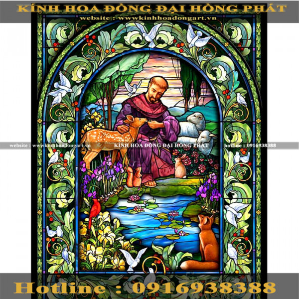 Kính nhà thờ KNT - 009