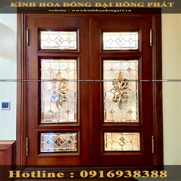 Cửa kính hoa đồng MCK - 042