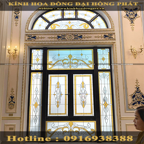 Dự án thi công cửa kính hoa đồng công trình anh chị Bằng Thủy - Hà Nội