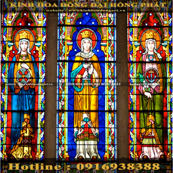 Kính nhà thờ KNT - 027