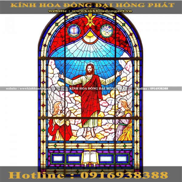 Kính nhà thờ KNT - 010