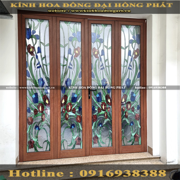 Cửa kính hoa đồng MCK - 104