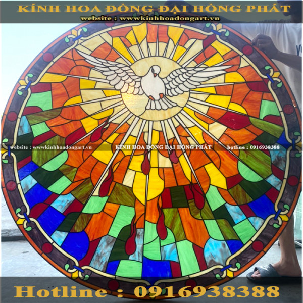 Kính nhà thờ KNT - 040