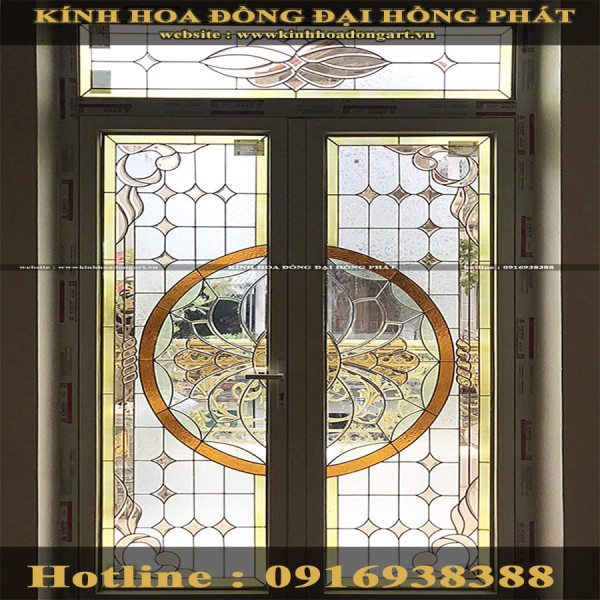 Cửa kính hoa đồng MCK - 014