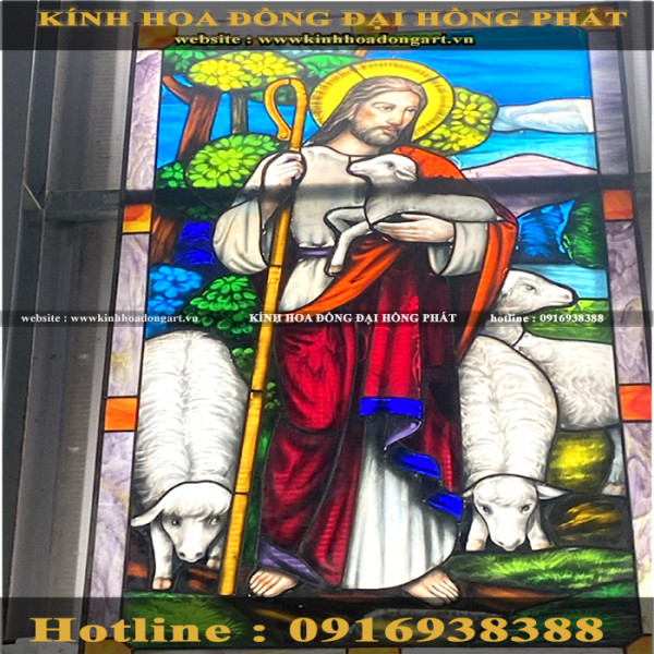 Kính nhà thờ KNT - 048