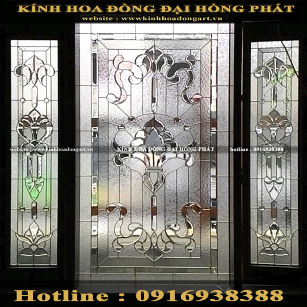 Vách kính hoa đồng VV - 007