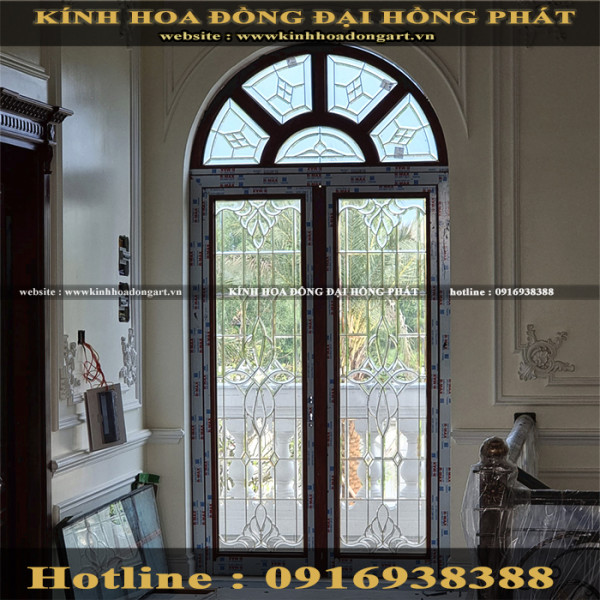 Cửa kính hoa đồng MCK - 102