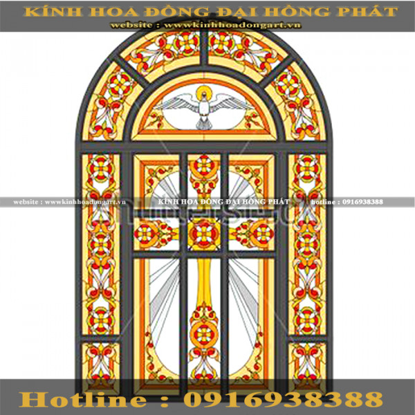 Kính nhà thờ KNT - 001