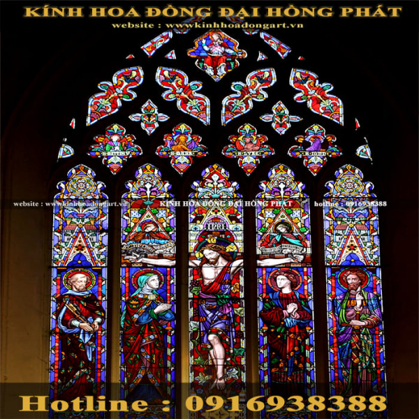 Kính nhà thờ KNT - 026