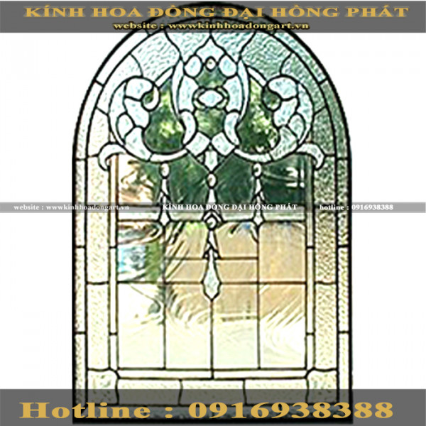 Vách kính hoa đồng VM - 032