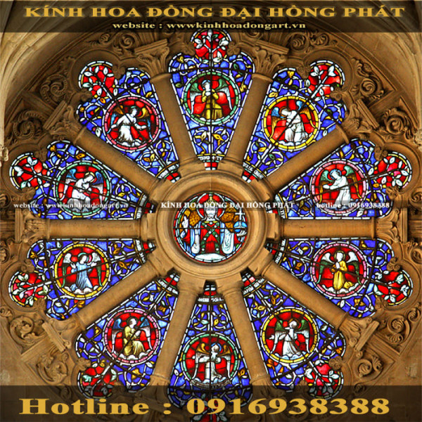 Kính nhà thờ KNT - 024