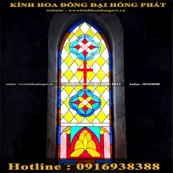 Kính nhà thờ KNT - 042