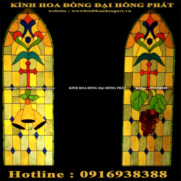 Kính nhà thờ KNT - 036