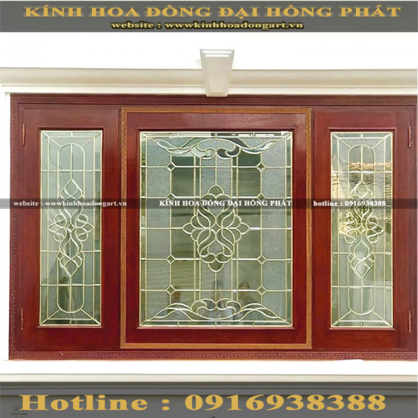 Vách kính hoa đồng VV - 030